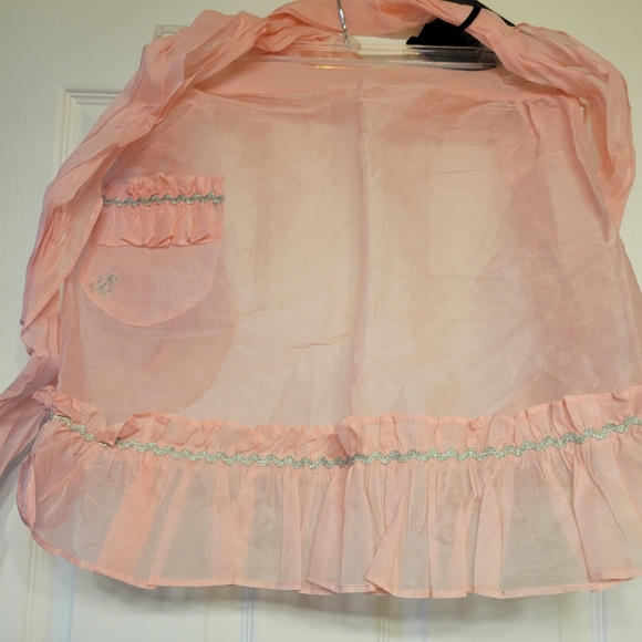 Jessie Steele Limited Edition Fancy Apron ~ NWT ~ Pretty Pink ~ OSFM ~ MCM Vibe - Picture 3 of 13